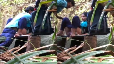 Young College Girl Nude & Outdoor Fucking