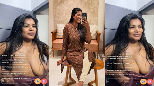 Mallu Reshma Rechu First Ever Nip Slip Viral